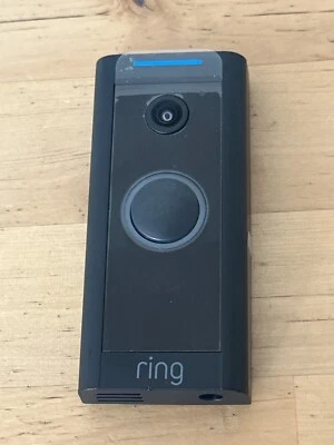 Timbre Video Ring con cable modelo 5AT3T5, negro Foto 1 de 3