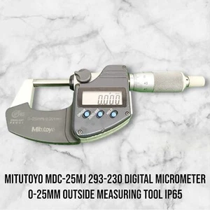 Mitutoyo MDC-25MJ 293-230 Digital Micrometer 0-25mm Outside Measuring Tool IP65 - Picture 1 of 6