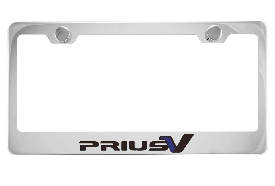 Marco de matrícula cromado para Toyota PriusV, Prius V Foto 1 de 1