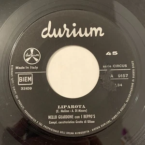 Nello Guardone Con I Beppos Liparota Spinnira E Chiommira Vinyl Single 7" Italy - Picture 1 of 4