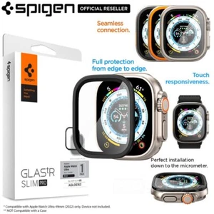 For Apple Watch Ultra 2/1 49mm Full Screen Protector SPIGEN Frame Tempered Glass - Picture 1 of 49