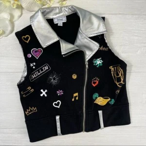 D-Signed Disney Descendants 2 Little Girl Moto Vest size 6 - Picture 1 of 6