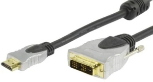 NUOVO CAVO HDMI A DVI-D RAME SENZA OSSIGENO 5M, SPINE E CONTATTI PLACCATI ORO - Foto 1 di 3
