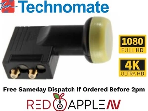 Technomate TM-2 Gold 0.1dB HD Ready Twin HD 3D UHD 4K Ready Satellite LNB