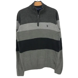 US POLO ASSN. Men's 1/4 Zip Pullover Sweater Size M - Picture 1 of 9