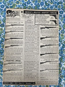 Anuncio impreso vintage 1958 Hunters Lodge Ye Old Hunter anuncio de armas de fuego - Imagen 1 de 7