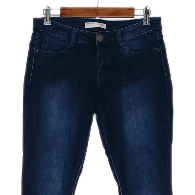 No Boundaries Mujer Vaqueros Ajustados Juniors Talla 11 Elástico Azul Oscuro Lavado tiro Medio Foto 1 de 4