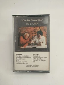 HERB OHTA - " AND GOD CREATED LOVE" CASSETTE RARE!! 1984 - Picture 1 of 7