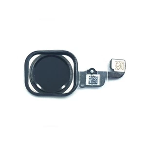 NEU iPhone 6S Plus Home Button Schwarz Flex Kabel + Gummi - Bild 1 von 2