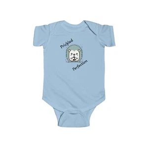 Prickled 2 perfection Infant baby Bodysuit hedgehog pet animal lover gift - Picture 1 of 15