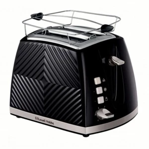 Russell Hobbs 26390 Groove 2S Toaster Black - Picture 1 of 5