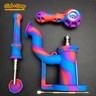 🍭Cotton Candy Pack - Tobacco Bowl, Silicone Water Rig + Silicone Straw 🍬