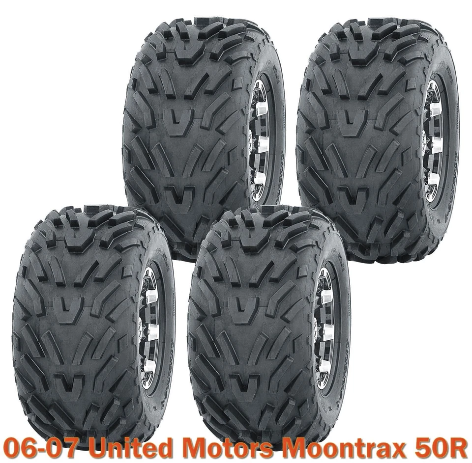 United Motors Moontrax 50R 2006-2007 ATV juego completo de neumáticos 16x8-7 16x8x7 4PR Foto 1 de 3