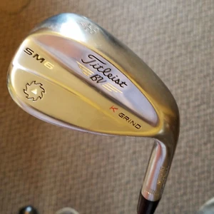 BONITO Titleist BV Vokey Design fresado por giro SM6 58* Lob Wedge 58/12 K molienda RH - Imagen 1 de 7