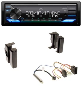 JVC Bluetooth DAB USB MP3 Autoradio für Audi A4 B5 bis 99 A6 C4 bis 97 A8 D2 bis - Bild 1 von 8