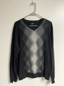 Apt. 9 NEW Men's Multi-Color Argyle V-Neck Sweater - Picture 1 of 6