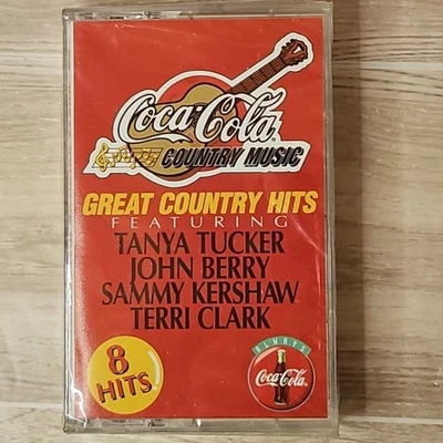 Vintage "Coca-Cola Country Music Great Country Hits" 90s Promo Cassette-Unopened - Image 1 of 4