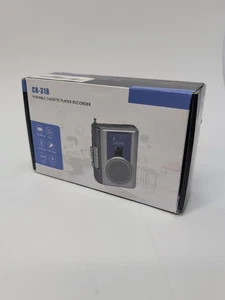 Gracioso Portable Cassette Player Recorder AM FM mit Antenne selten CR-318 NEU - Bild 1 von 6
