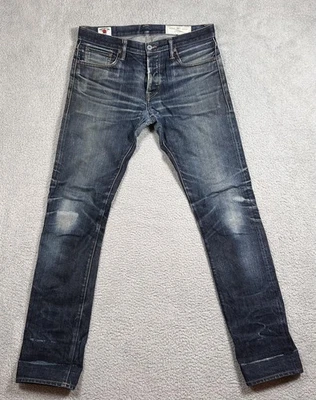 Rogue Territory RGT SK Jeans Mens 33 Japanese Denim Skinny Made USA Distressed - Image 1 of 4