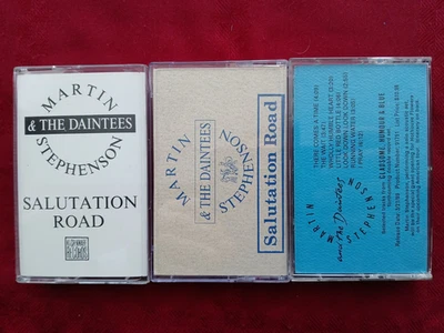 Martin Stephenson - 3 x PROMO Cassettes - Salutation Road / Gladsome Humour & Bl - Image 1 of 4