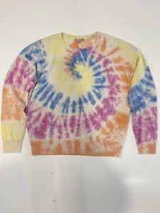 Neu mit Etikett Kier & J Kaschmirpullover Batik Rundhalsausschnitt Pullover, M - Bild 1 von 5
