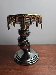 Candelabro Bath And Body Works 2021 Halloween inclinado dorado 3 mechas - Imagen 1 de 10