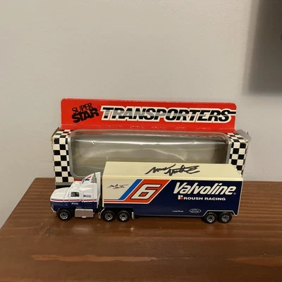 1993 Matchbox Super Star Transporters Mark Martin Valvoline #6 Autographed - Image 1 of 4