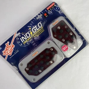 STREET GLOW Indiglo Electro RED Luminescent Glowing Pedals - NEW - Picture 1 of 2