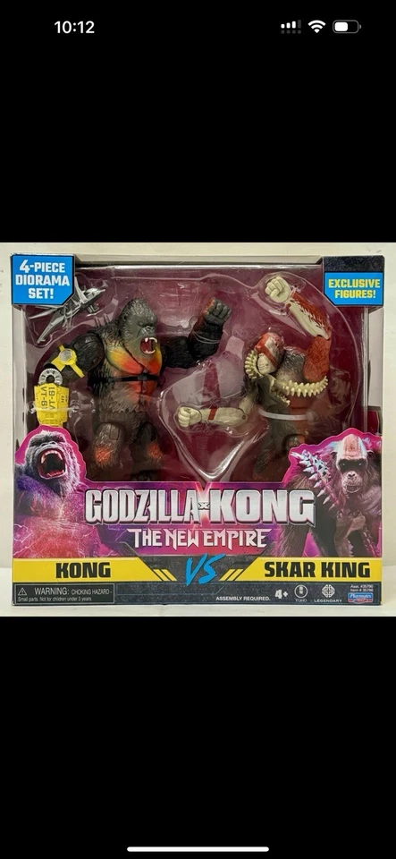 Godzilla X Kong The Empire Godzilla Vs Shimo Pack of 2 Action Figure - Image 1 of 2
