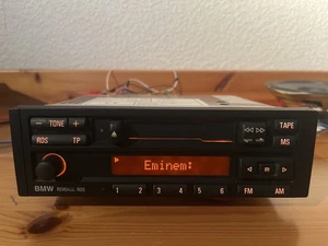 BMW Radio Reverse RDS mit Bluetooth+Freisprech(Songtitel im Display) E36 E30 usw - Bild 1 von 4