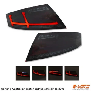 Smoke Red LED 3D Stripe Bar Tail lights & Dynamic Indicator for AUDI TT 8J 06-14 - Bild 1 von 19