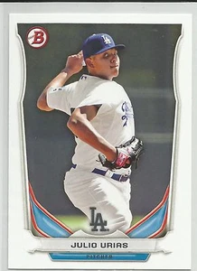 Julio Urias LA Dodgers 2014 Bowman Draft Top Prospect - Imagen 1 de 2