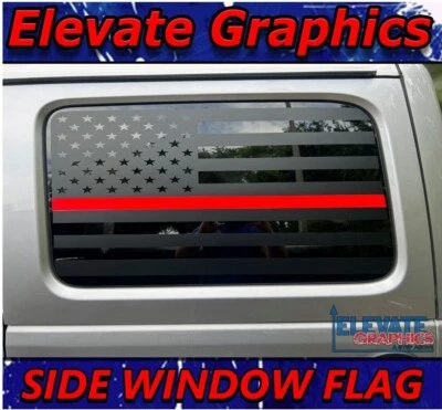 Calcomanías de vinilo calcomanías automáticas bandera ventana lateral rayas para Jeep Wrangler 2019-2026 Foto 1 de 4