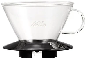 Kalita 05039 Glass Wave Dripper 185 (Black) - Picture 1 of 2