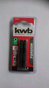 KWB Bits 2 Stück Torsion 50mm T 30 Torx - Bild 1 von 2