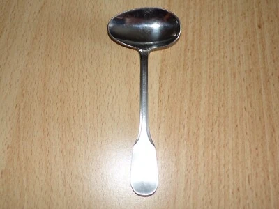 Cuillère à bouillie argentée Jean Couzon 12,5 cm de long - Photo 1/4