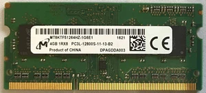 4GB 1RX8 PC3L-12800S-11-13-B - Photo 1/1