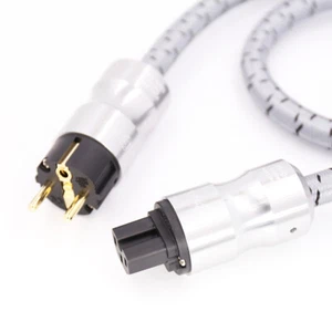 High End Stromkabel, Netzkabel, Power Kabel, Rhodium Stecker HIFI - Picture 1 of 10