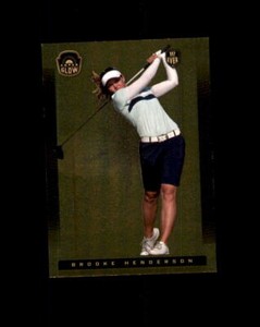 🔥BROOKE HENDERSON 2021 SUPER GLOW 1ST EVER GOLD #11 GOLF RC 