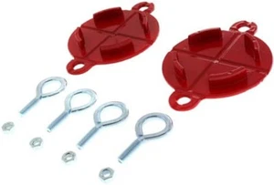 🎯 FDC Connection - Fire Department Connection Caps - Red Fire Sprinkler Covers - Picture 1 of 2