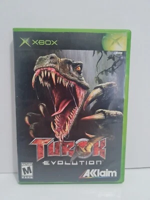 Turok: Evolution (Xbox) COMPLETE Good Condition CIB - Image 1 of 4