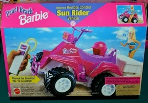 NUEVO MUY RARO 1997 BARBIE PEARL BEACH ATADO CONTROL REMOTO CASCO SUN RIDER - Imagen 1 de 4
