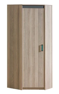 Eckschrank Schrank Holzschrank Bücherschrank Schrankkommode Büro Kleiderschrank - Bild 1 von 12