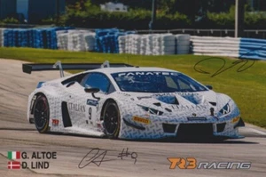 2021 TR3 Racing #9 Lamborghini Huracán GT3 Sebring GTWC America B/B Hero Card - Picture 1 of 1