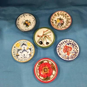 RICCERI 1 Schale Pinzimonium 10cm Keramik handbemalt Dekor wählbar - Bild 1 von 12