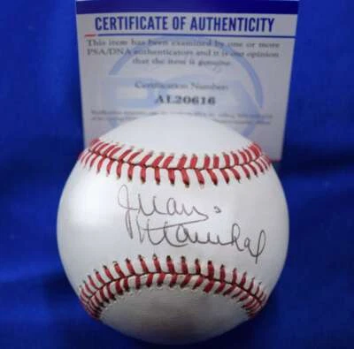 Juan Marichal PSA DNA Coa Autograph National League ONL Signed Baseball 1 - Image 1 of 2