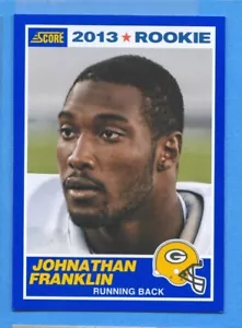 2013 Score Blue #377 Johnathan Franklin Packers - Bild 1 von 1