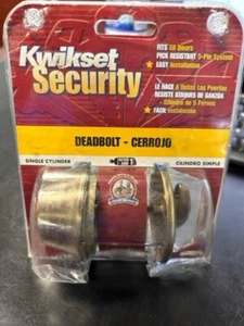 Deadbolt Cerrojo Kwikset Security - Picture 1 of 3