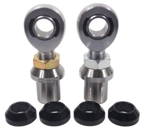 7/8 x 7/8-14 Moly Panhard Bar Rod End Kit With 7/8 Alum Cone .250 Weld-In Bungs - Picture 1 of 8