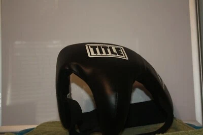 TITLE BOXING MENS LEATHER CROTCH PROTECTOR ADULT SMALL (BLACK) - OUTSTANDING  - Image 1 of 4